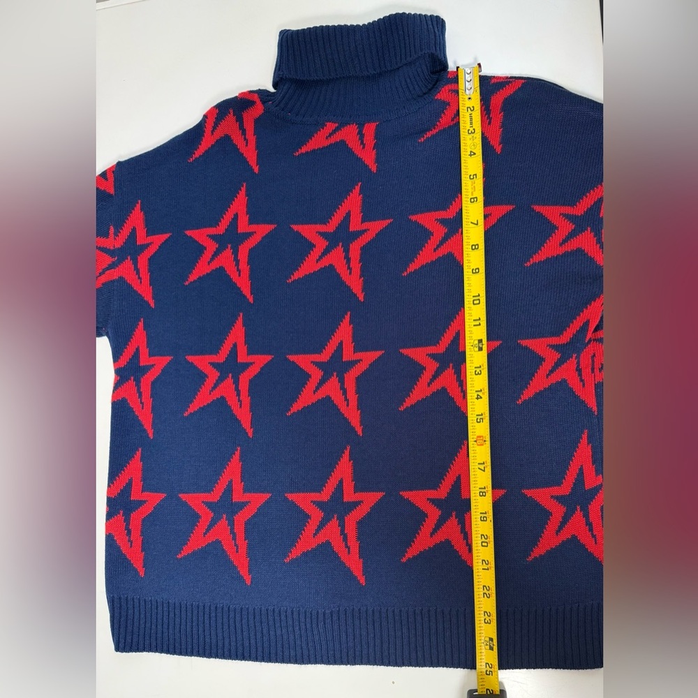 NWT Antonio Melani Active Star Wool Turtleneck Sweater - Picture 7 of 9